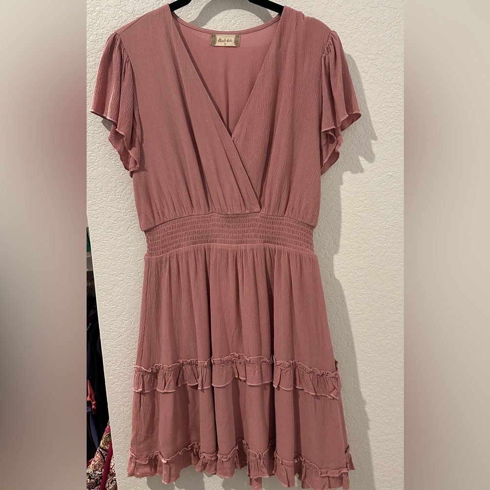 Altar'd State Dusty Pink Blouse